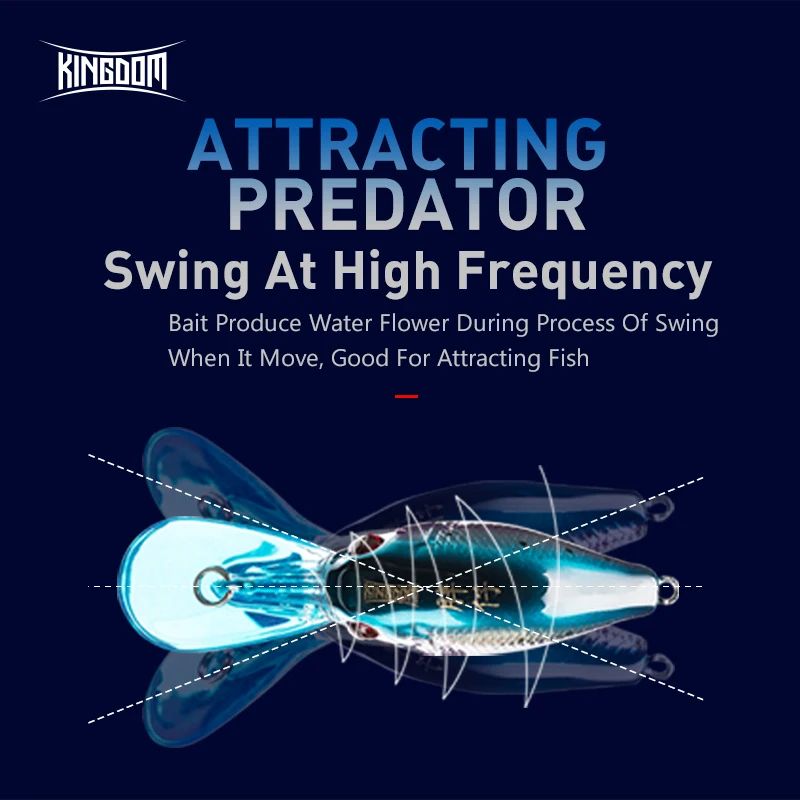 Iscas de Pesca Kingdom de Afundamento Lento 5g 50mm Minnow Crankbaits Pequenas Iscas Artificiais Duras Crank Wobblers de Pesca para Truta