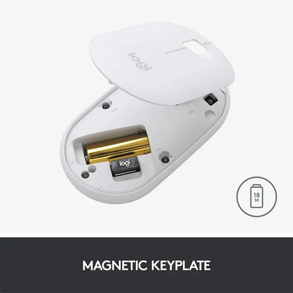 Mouse sem fio Bluetooth para notebook e tablet Logitech PEBBLE M350 Mouse leve e fino Mute Mini mouse de escritório