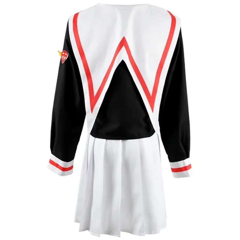 2026 Anime Cardcaptor Sakura Card Captor Kinomoto Sakura Li Syaoran Cosplay Costume School Uniform Man Woman Campus Sailor Suit