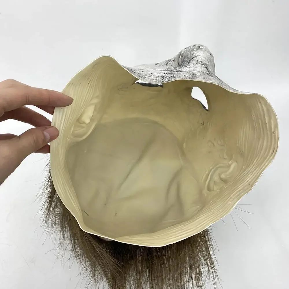 Halloween Michael Myers Mask Scary Killer Full Head Mask Creepy Fire Burn Scar Latex F