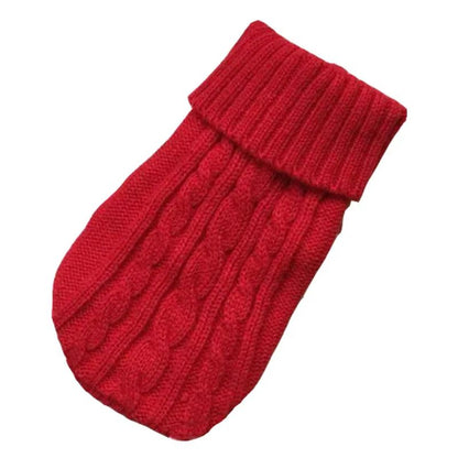 Roupa de Inverno para Cães, Roupa de Tricô para Animais de Estimação Pequenos e Médios, Casaco para Filhotes Chihuahua, Suéter para Cães Yorkshire, Ropa Perro