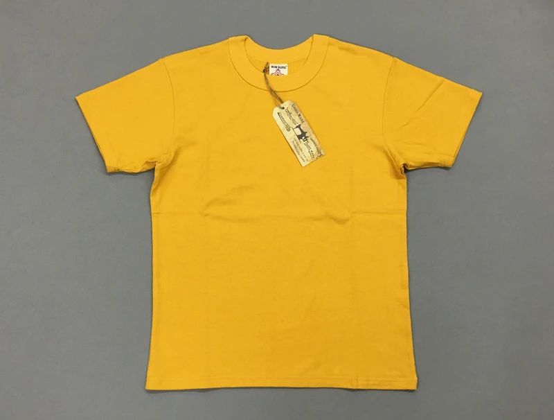 BOB DONG 300gr Basic Tee Shirts Summer Heavyweight Cotton Men's Plain T-Shirts