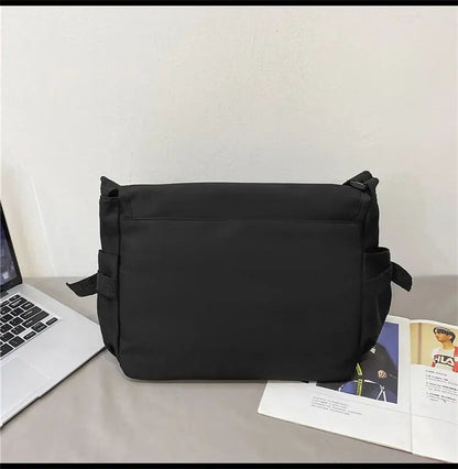 Harajuku Men Nylon Crossbody Bags for Women Messenger Bag Girls School Book Bags Youth Canvas Handbags Shoulder Bag Sac Bolsas