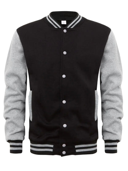 Jaquetas Masculinas com Letras de Cidade, Estilo Preppy, Uniformes de Beisebol, Casuais, S-3Xl, Blusas de Movimento High Street, Casaco de Retalhos de Pesca, Novidade de Outono