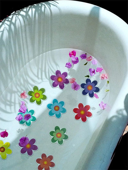 10pcs-Cartoon Pattern Bathroom Bathtub Anti Slip Sticker Staircase Floor Mat Children's Room Self-adhesive Anti Slip Sticker