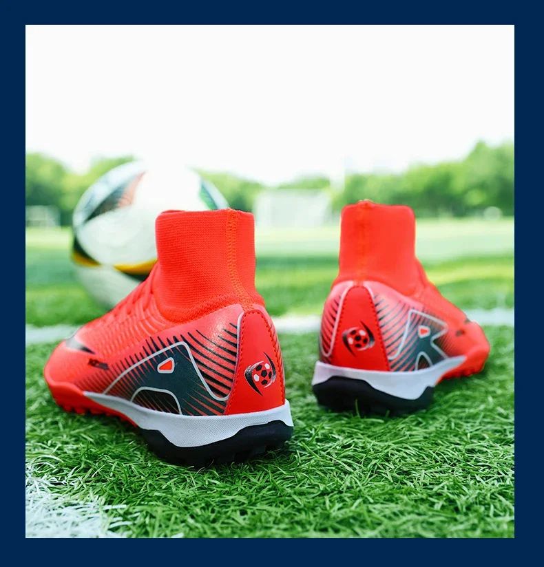 Men Soccer Shoes Society Professional Soccer Cleats Adult Fast Turf Training Football Shoes Outdoor Futsal Football Field Boots