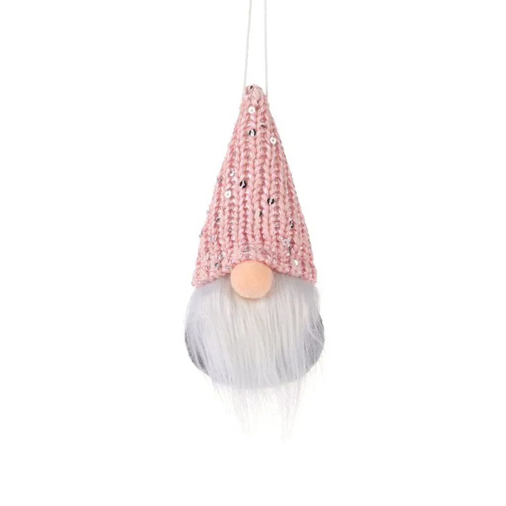 Christmas plush antlers angel girl pendant Christmas tree pendant creative doll pendant gift