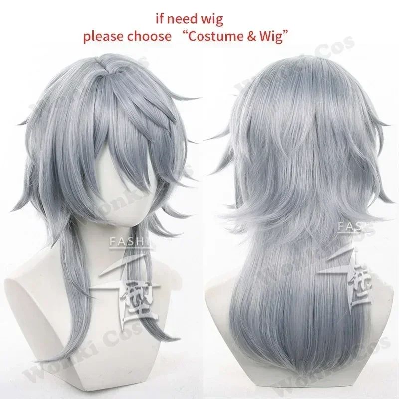 Star Rail Sunday Harmony New Skin Cosplay Costume Sunday Wig Hair Cosplay for Men Role Play Party Outfits