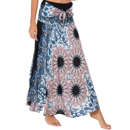 Sexy Summer Long Boho Bottom Women Skirt Vintage Casual Ropa Mujer Faldas Loose Fashion y2k Maxi Skirts Woman Clothing Saia Jupe