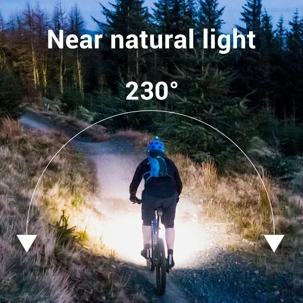1-10PCS LED Indication Headlamp Rechargeable Head Flashlight 1200mah Built in Battery Outdoor Camping Fishing Headlight Lantern