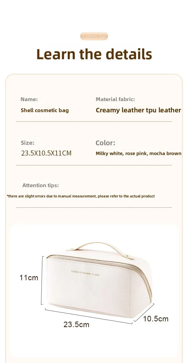 Makeup Organizer Female Toiletry Kit Bag Make Up Case Storage Bags Pouch Luxury Lady Box Portable Zip Cosmetic Bag for Travel