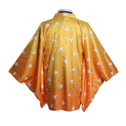 Kamado Tanjirou Brocade Cosplay Cape Kochou Shinobu Rengoku Kyoujurou Tomioka Giyuu Haori Yukata Casual Kimono Cloak