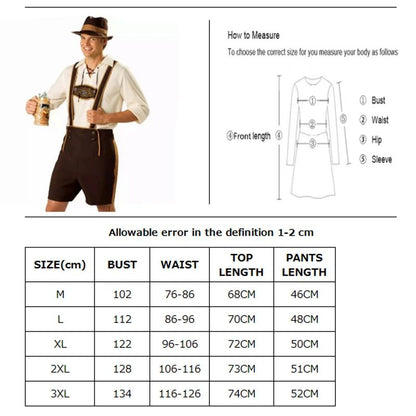 Couples Oktoberfest Costume Parade Tavern Bartender Waitress Outfit Cosplay Halloween Carnival Party Fancy Dress