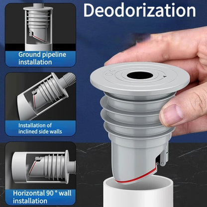 Silicone Drainage Bathroom Sewer Pipe Seal Anti-odor Anti-backflow Sink Drain Filter Water Plug Drains Bathrooms Accessories