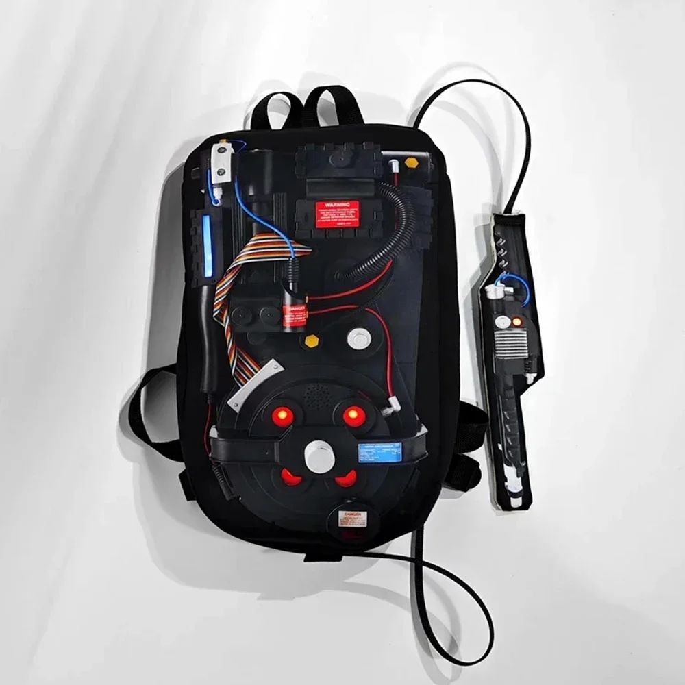 Ghostbusters Movie Kids Adults Cosplay CostumesHalloween Carnival Theme Party Clothes with Proton Pack Fans Collection