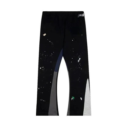 Tie Dye Sweatpants Fashion Y2K Retro Men's and Women's Hip Hop Letter Loose Casual Stretch Waist Jogging Pants