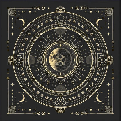 Suede Velvet Tarot Tablecloth Rune Divination Altar Tarot Patch Table Cover For Magicians Daily Board Games Card Pad