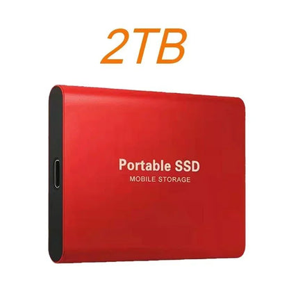SSD Portátil de Alta Velocidade Externo 4TB Interface USB3.1 Disco Rígido Unidade de Estado Sólido Dispositivo de Armazenamento em Massa para Notebook/PC
