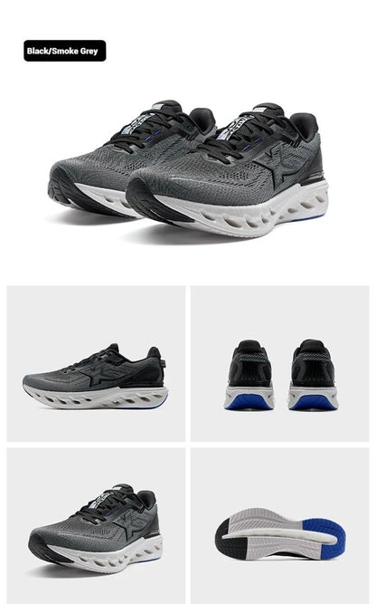 Xtep Reactive Coil 12.0 Running Shoes Male's 2025 Summer Elasticity Sports Shoes Rebound Cushioning Sneakers 975219110045