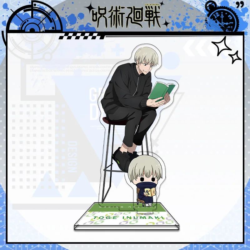 Anime Jujutsu Kaisen Acrylic Stand Gojo Satoru Figures Miniatures Manga Figurines Garage Kits Model Toys GK Ornaments Decoration