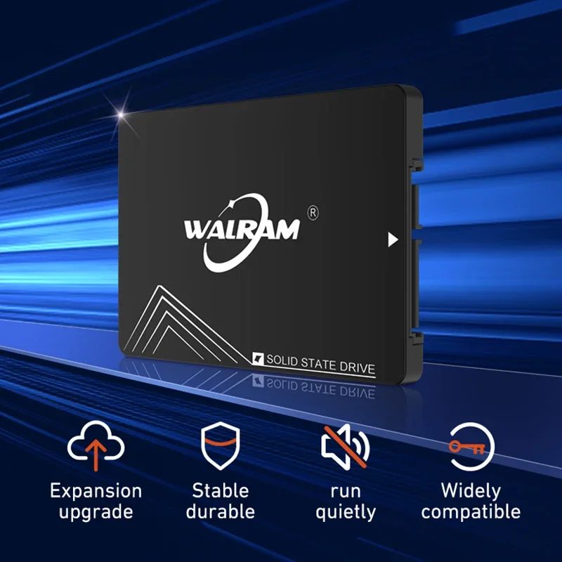 SSD WALRAM 1TB 2.5 SATA3 SSD 120GB 128GB 256GB 512GB 500GB HDD Notebook Unidade de Estado Sólido 240GB SATA 3 Disco Rígido para PC de Mesa