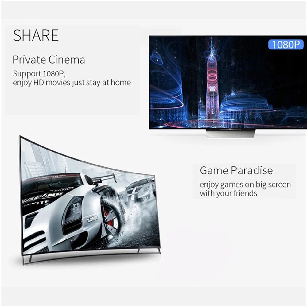 1080P G2 para MiraScreen Display Anycast Wifi HDMI-compatível Miracast Dongle Compatível para TV Android Ios Espelhamento de tela