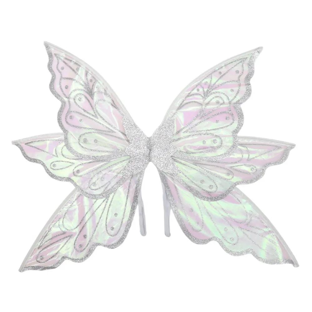 1PC Adults Fairy Wings Girls Sparkling Angel Wings Butterfly Costume Wings Halloween Costume Dress up Party Favor Christmas Gift