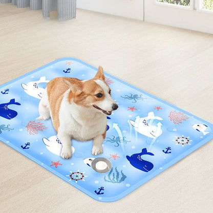 Tapete Gelado Para Cães Cama Fria De Verão Para Animais De Estimação Grande Para Cães Pequenos E Grandes Acessórios Para Animais De Estimação Gato Cobertor Durável Sofá Almofada De Gelo Para Gato