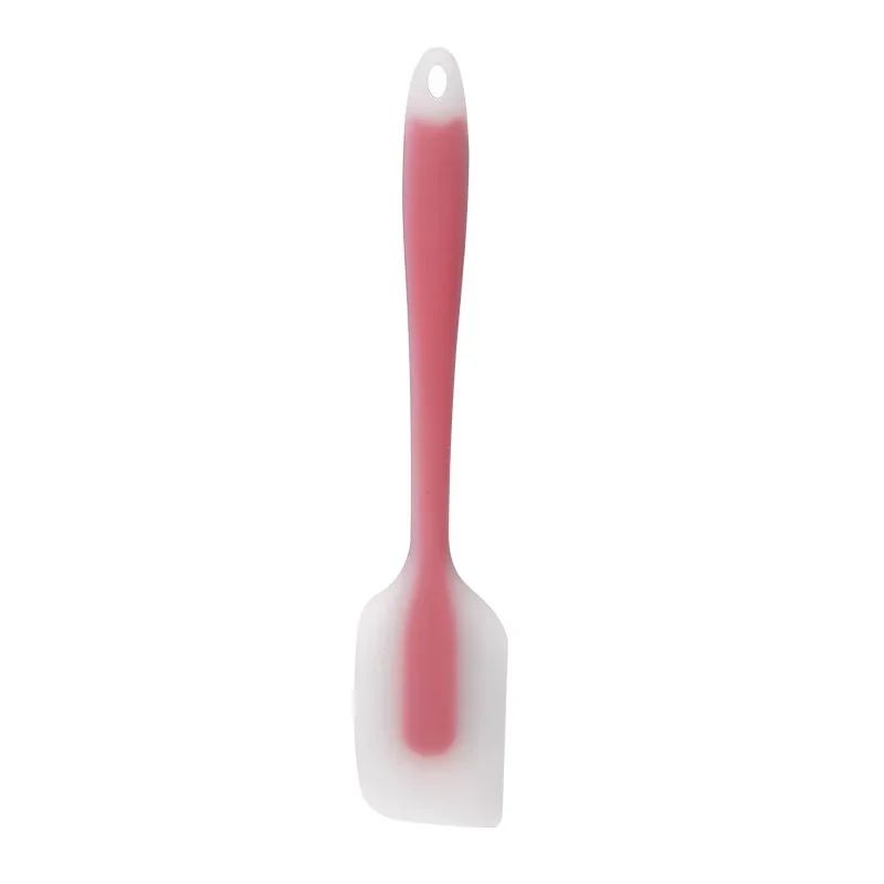 Espátula de Silicone Creme Manteiga Cozinha Cozimento Espátula Utensílios Resistentes ao Calor Raspador Decorador Ferramentas Translúcidas para Cozinha e Confeitaria