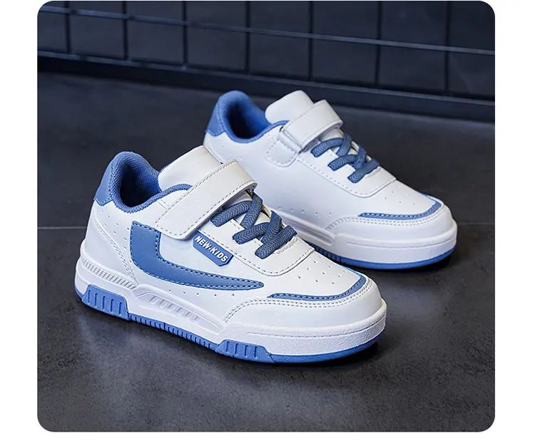 Spring and Autumn Running Sneakers for Kids Non-slip Shoes for Boys Sneakers Leather Kids Tennis Hugh Fashion Mesh Kids Shoes