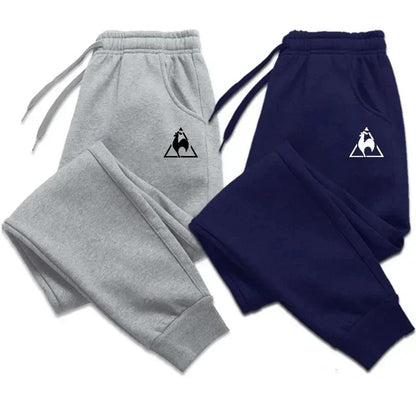 Spring and Autumn Fleece Men's Pants Casual Pants Men's Sports Jogging Pants Sweatpants Men's Harajuku Street S-3XL Pants