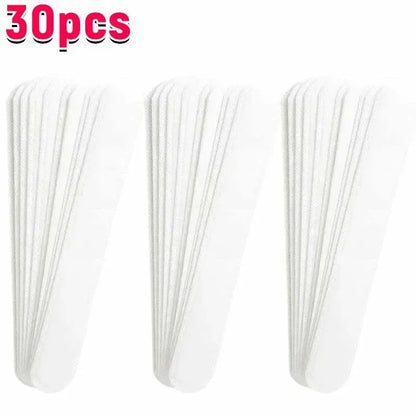 10/40pçs Adesivos Absorventes de Suor para Chapéus Femininos Masculinos Fita Branca Invisível Antissujeira para Boné Esportivo Tiras Redutoras de Tamanho de Chapéu