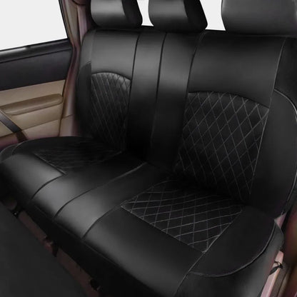 Capas de Assento de Carro em Couro PU Universal para a Maioria dos Carros, Compatíveis com Airbag, Acessórios de Interior de Carro, Almofada de Capa Dianteira/Traseira/Conjunto Completo