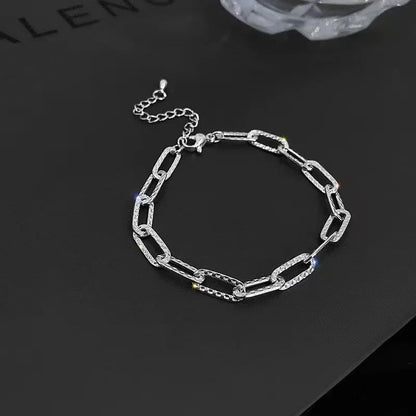 Pulseira de Tulipa de Opala Requintada com Zircônia para Mulheres Acessório Diário Personalizado da Moda Joias para Festas Presentes de Aniversário