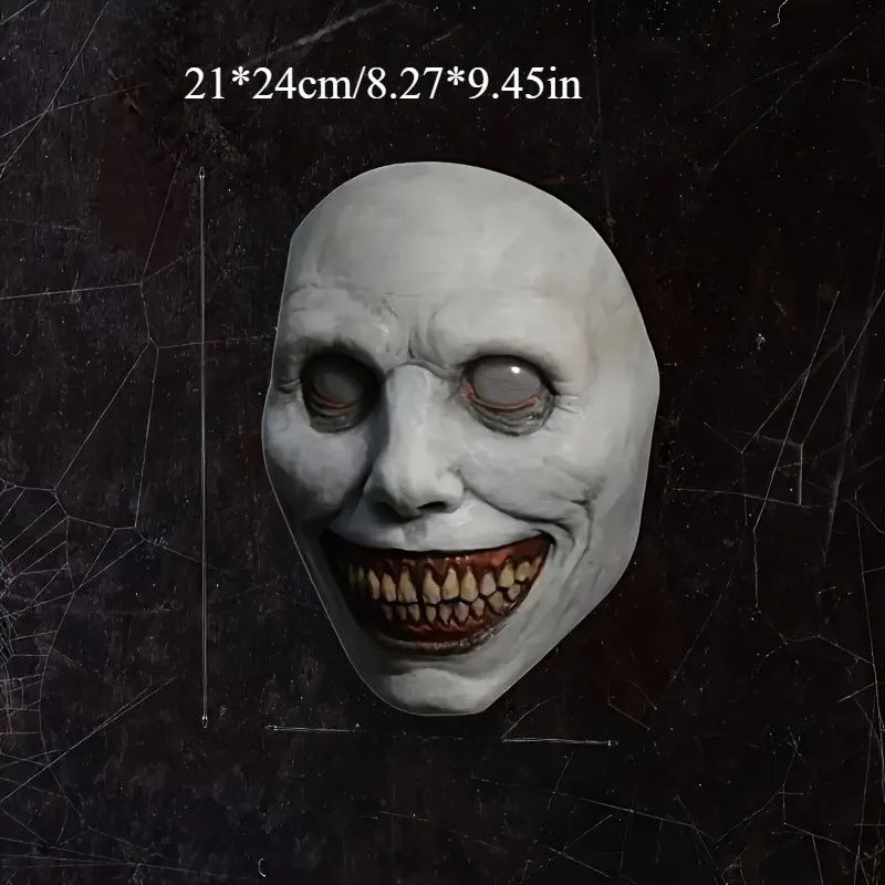 Christmas Zombie Mask - Scary Clown & Demon Dual Face Design, Lightweight Breathable for Cosplay