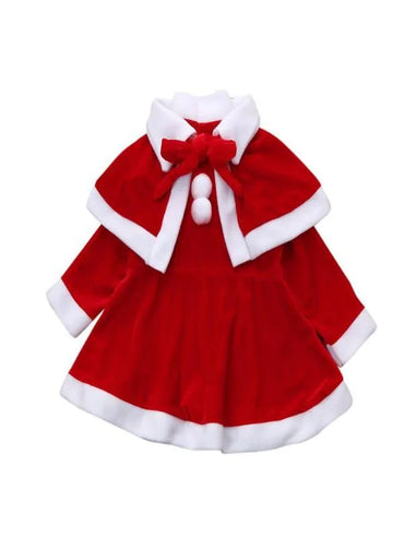 Christmas Santa Claus Cosplay Costume Boys Long Sleeve Clothes Baby Girls Dress Cute Show Christmas Hats and Christmas Supplies