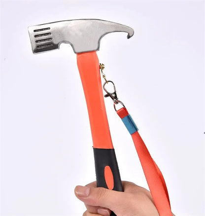 Martelo de Tenda em Aço Carbono, Martelo de Tenda de Acampamento, Martelo de Tenda em Aço Carbono, Extrator de Pregos Doméstico em Aço Carbono, Extrator de Pregos em Aço Carbono