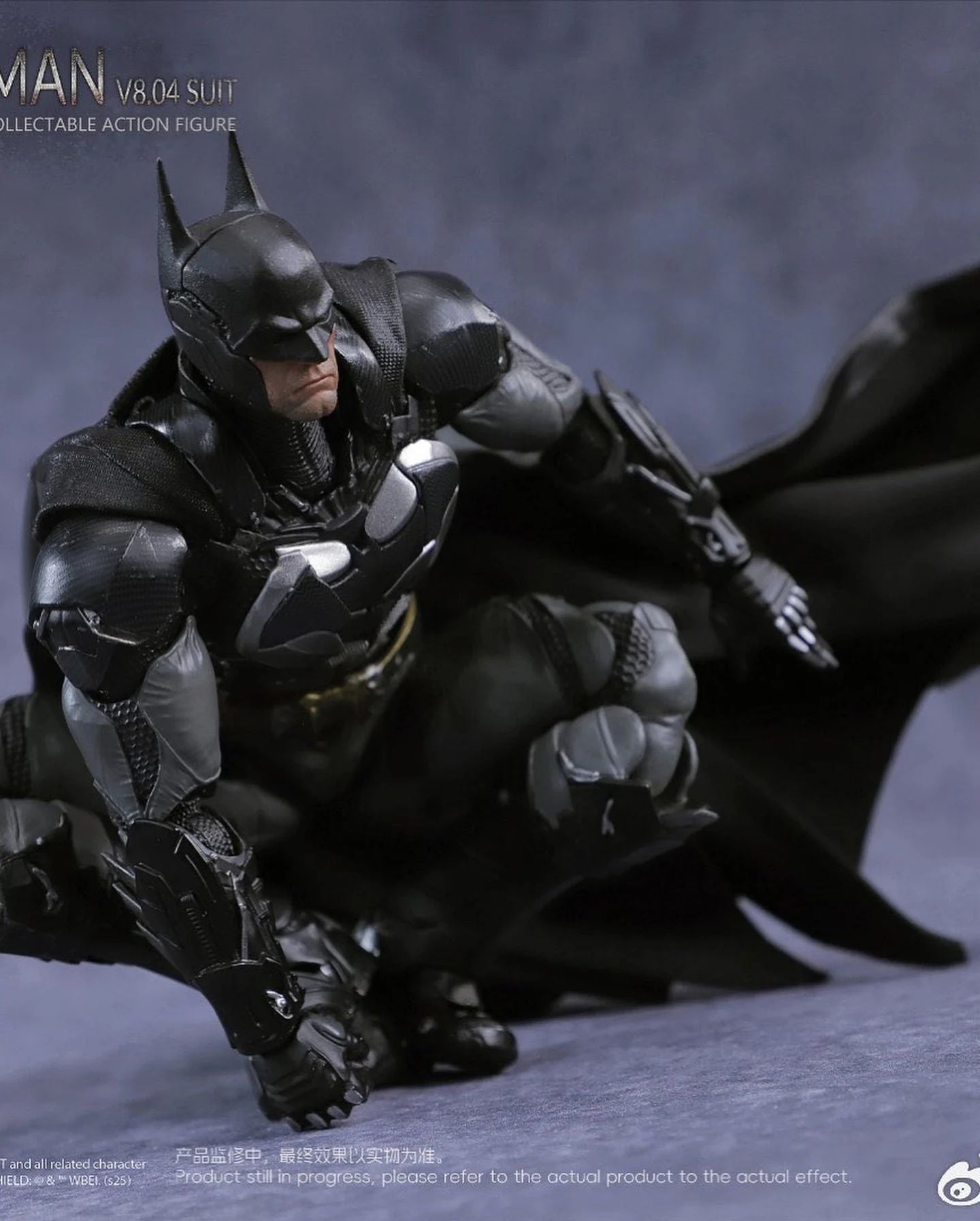 100%Original LPZZ Studio 1/12 Deathstroke Batman Arkham Knight Batsuit V8 04 Bonecos de Ação Modelo do Filme do Batman