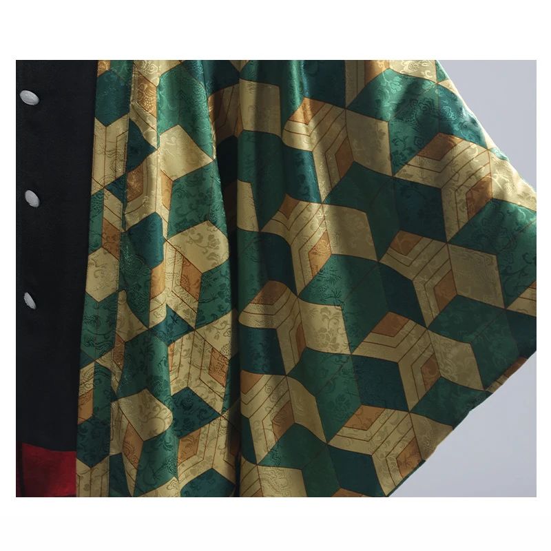 Kamado Tanjirou Brocade Cosplay Cape Kochou Shinobu Rengoku Kyoujurou Tomioka Giyuu Haori Yukata Casual Kimono Cloak