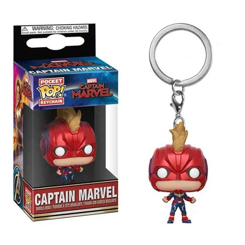 FUNKO Dumbo Stranger Toy Story 4 Capitã Marvel Goose Wall-E Eva Chaveiro Brinquedos Boneco de Ação Modelo Colecionável