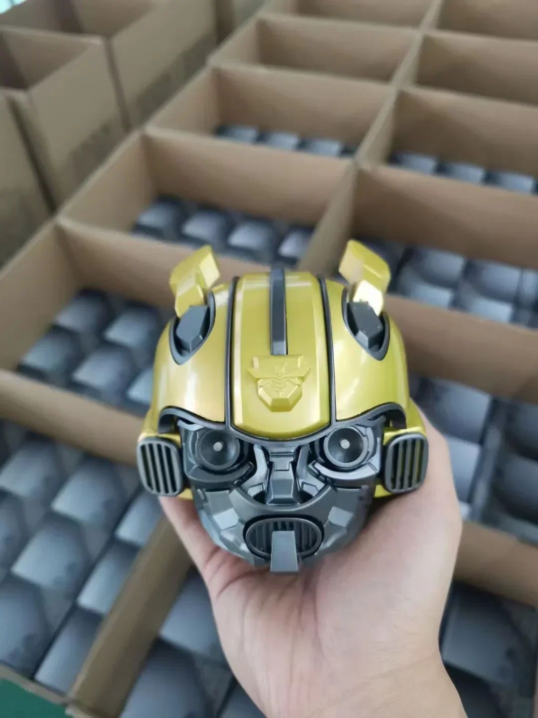 Alto-falantes Bluetooth Bumblebee Transformers Novo Desenho Animado Criativo Sem Fio Cartão Mini Externo Pequeno Acústica Megafone Echo Dot