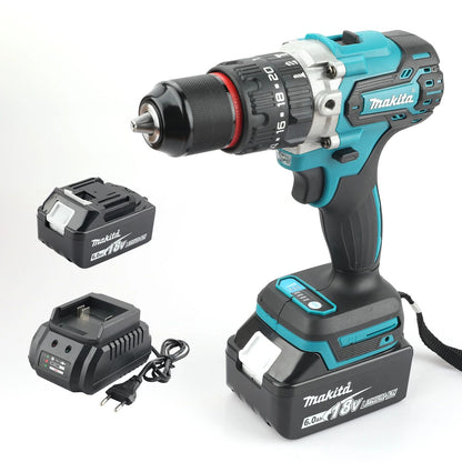 Makita DDF487 Parafusadeira/Furadeira Eletromecânica a Bateria de Lítio Brushless para Bateria Makita 18V