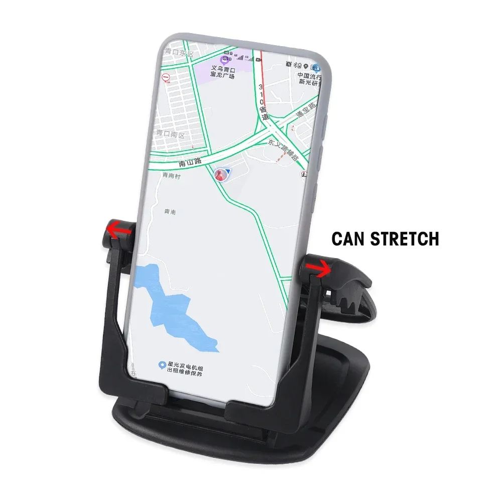 ??Car Mounted Panel Phone Holder - 360° Rotation Horizontal/Vertical Wheel GPS Support??