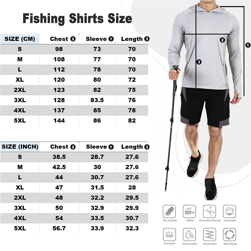 Camisas de Pesca Infantis FPS 50+ Camisa de Pesca de Manga Longa com Máscara de Gola Protetora Touca Mantenha a Cabeça e o Rosto Aquecidos Caminhadas ao Ar Livre Corridas