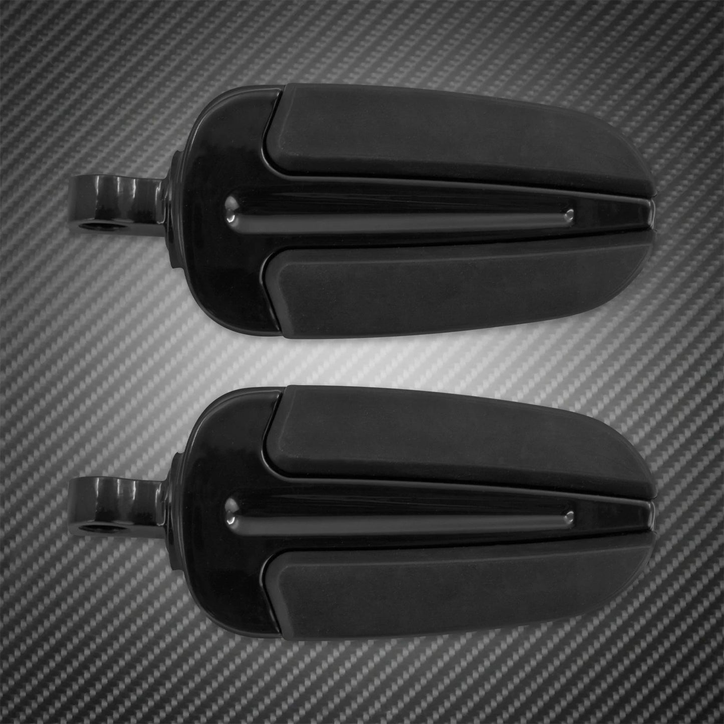 Motorcycle Rear Footpegs Pedal Slipstream Passenger Footrest For Harley Touring Road King FLHR Softail Fat Boy Dyna Sportster XL