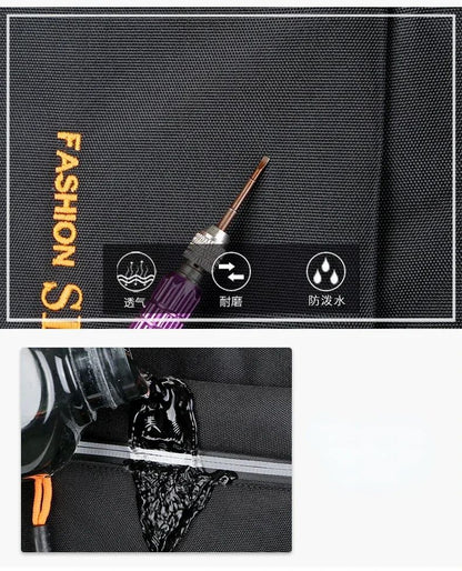 Men's Backpack Oxford Business Computer Bag Waterproof Backpack Leisure Travel Backpack High School Student Backpack For Man