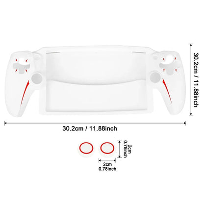 Replacement For PS 5 Portable PS5 Front Back Plates Case Limited Silicone Faceplate for PS Portal Shell Cover Accessories