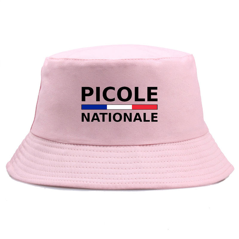Summer Picole Nationale Bob Man Reversible Bucket Hat Women Cotton Fisherman Cap Unisex Outdoor Sport Sun Activities Panama