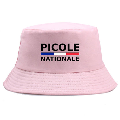 Summer Picole Nationale Bob Man Reversible Bucket Hat Women Cotton Fisherman Cap Unisex Outdoor Sport Sun Activities Panama