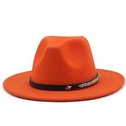 2025 Mulheres Homens Chapéu Panamá Fedora Aba Larga Proteção Solar Clássico Unissex Moda Chapéu Top para Festa Casamento Igreja
